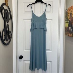 ✨ASOS DESIGN slinky midi sundress with waist ruffle